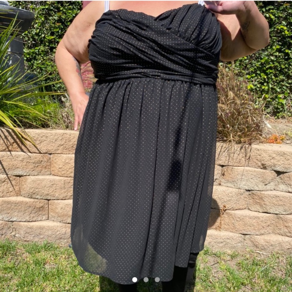 black & gold dress from Lane Bryant ❣️